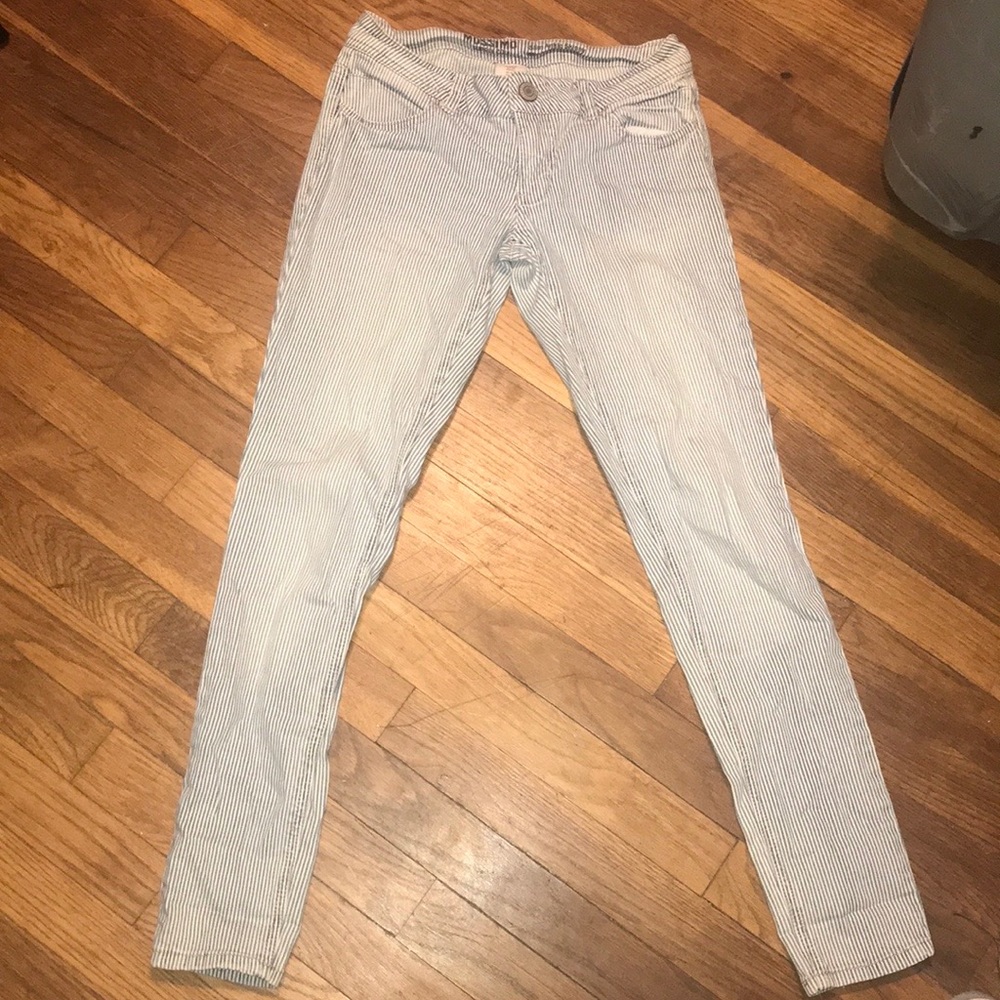 Mossimo striped denim jeans, low rise